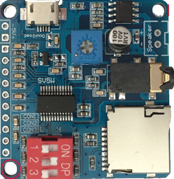 MP3 Player with  5W Audio Amp