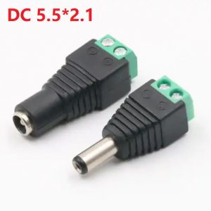 DC Power Plug 5.5mm x 2.1mm Solderless